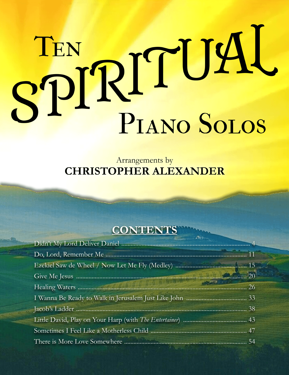 Ten Spiritual Piano Solos (arr. Christopher Alexander)