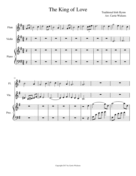 The King of Love My Shepherd Is (arr. Carrie Wickens)