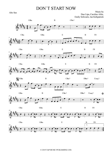 Don't Start Now (arr. Anderson Quevedo)