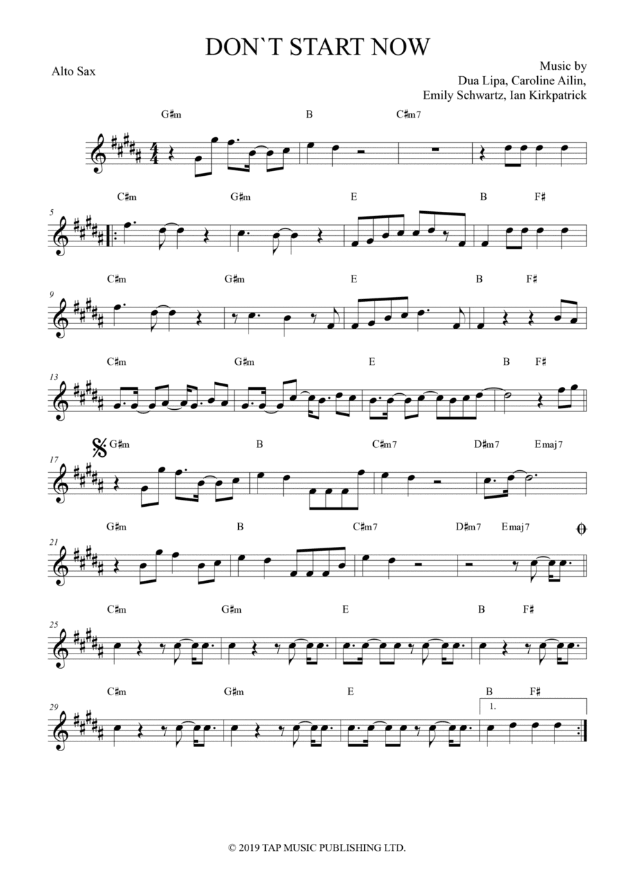 Don't Start Now (arr. Anderson Quevedo)