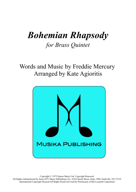 Bohemian Rhapsody (arr. Kate Agioritis)