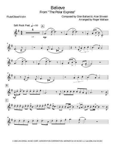 The Polar Express (arr. Roger Wallace)