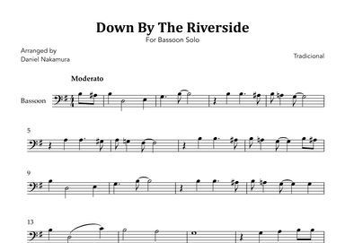 Down By The Riverside (For Bassoon Solo) (arr. Daniel Nakamura)