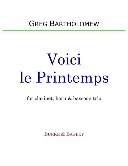 Voici le Printemps