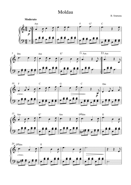 Moldau (arr. Kaiserin Rebecca)