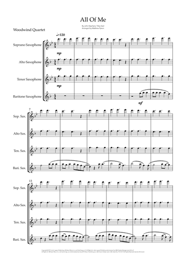 All Of Me (arr. Matthew pyeon)