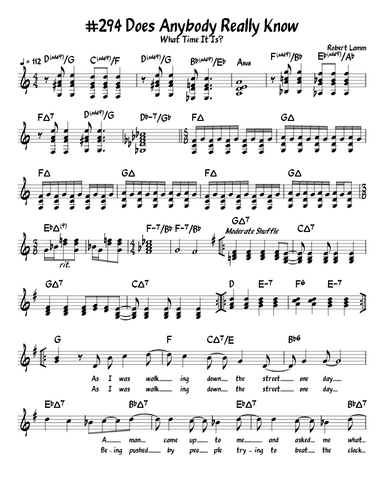 Does Anybody Really Know What Time It Is? (arr. John Fries)