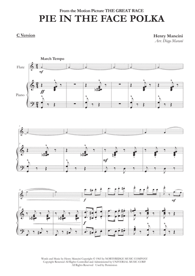 Pie In The Face Polka (arr. Diego Marani)