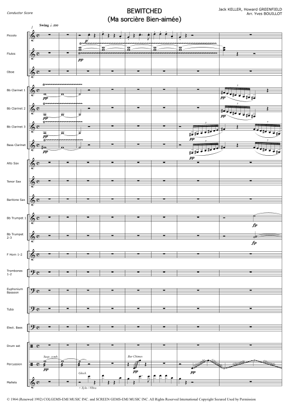 Theme From "bewitched" (arr. Yves Bouillot)