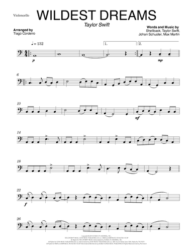 Wildest Dreams (arr. Tiago Cordeiro)