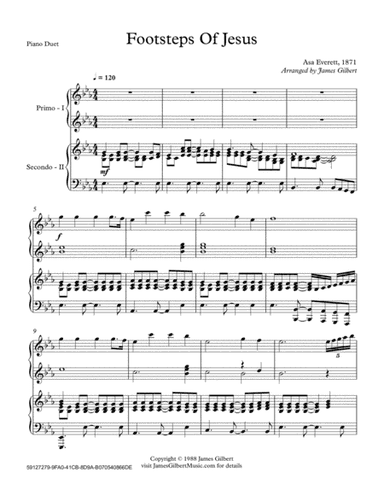 Footsteps Of Jesus (arr. James Gilbert)