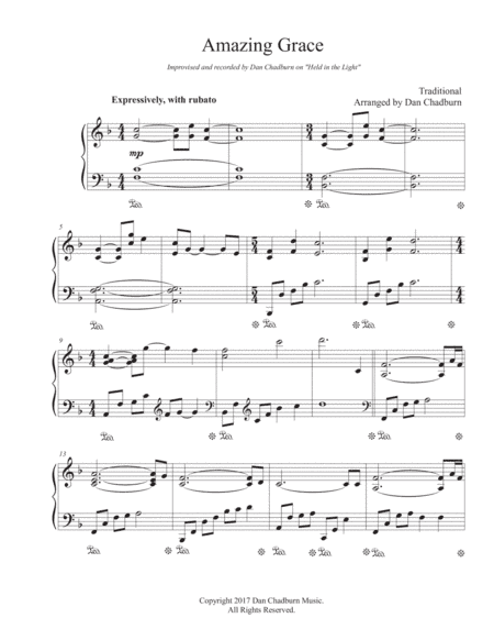 Amazing Grace (arr. Dan Chadburn)