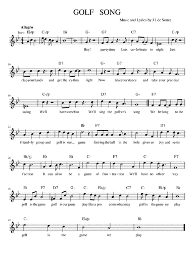 GOLF   SONG