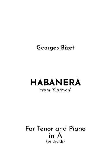 Habanera (arr. Jireh J.)