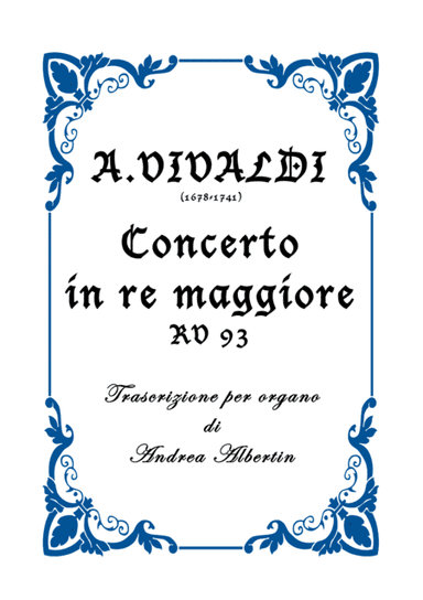 Concerto RV 93 (arr. Andrea Albertin)