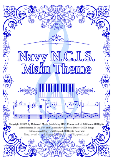 Navy Ncis - Main Theme (arr. Manuela Rosa)