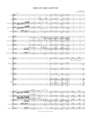 Rock of ages (arr. Frederickie Bornface)