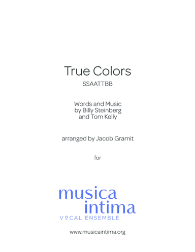 True Colors (arr. Jacob Gramit)