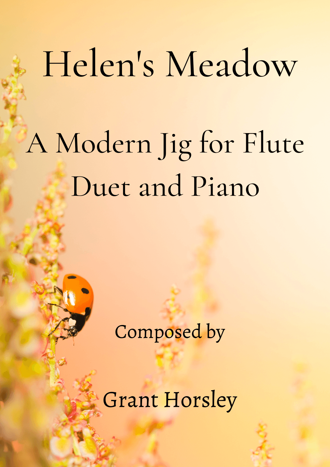Helen's Meadow -A Modern Jig for Flute Duet and Piano