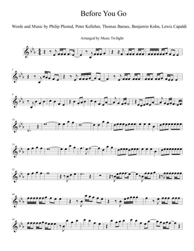 Before You Go (arr. Music Twilight)