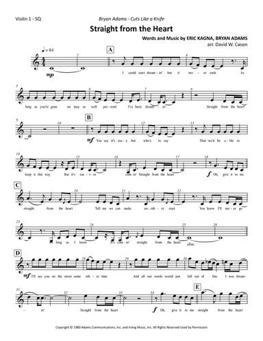 Straight From The Heart (arr. David W. Cason)