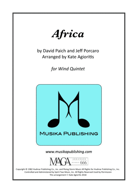 Africa (arr. Kate Agioritis)