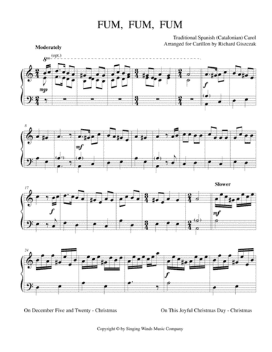 Fum, Fum, Fum (arr. Richard Giszczak)