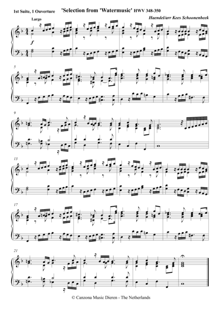 'Watermusic' (arr. Kees Schoonenbeek)
