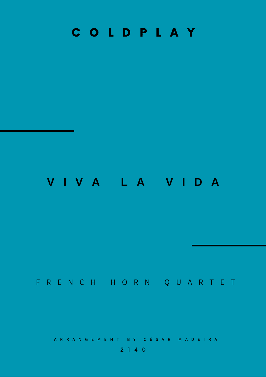 Viva La Vida - Score Only (arr. César Madeira)