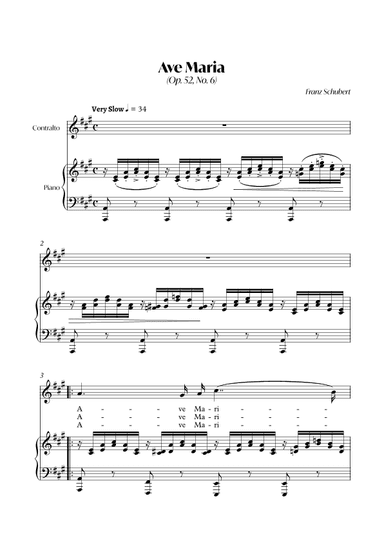 Ave Maria (Franz Schubert) - CONTRALTO_A (arr. André Alberto Santos)