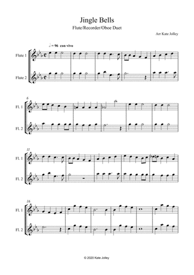 Jingle Bells Duet (arr. Kate Jolley)
