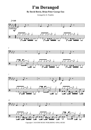 I'm Deranged (arr. G. Franklin)