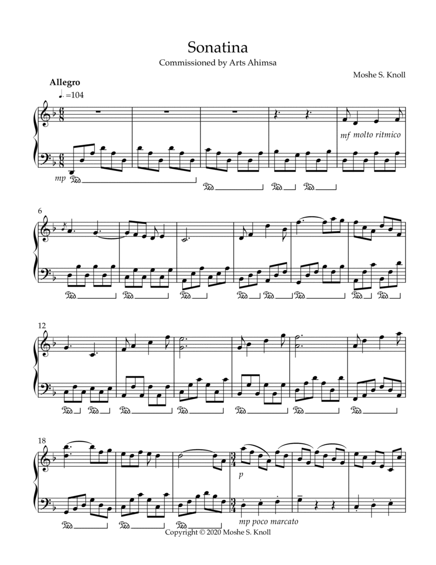 Sonatina for Piano