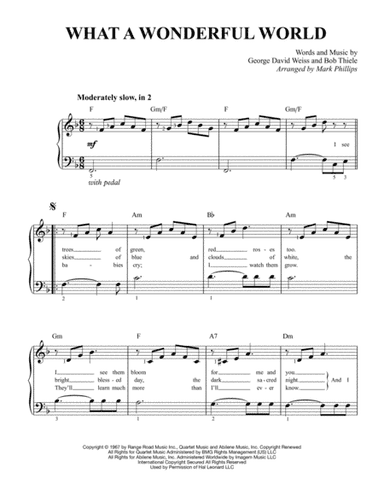 What A Wonderful World (arr. Mark Phillips)