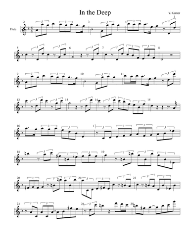 Into The Deep (Partita for Flute)
