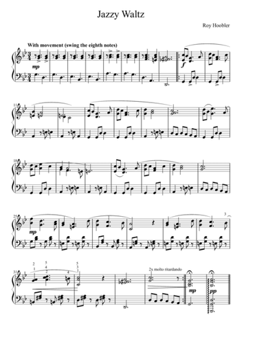 Three Jazz Minuatures