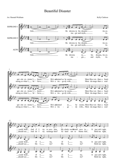Beautiful Disaster (arr. Hannah Wickham)