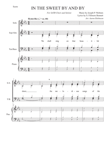 Sweet By and By (arr. Aaron Robinson)