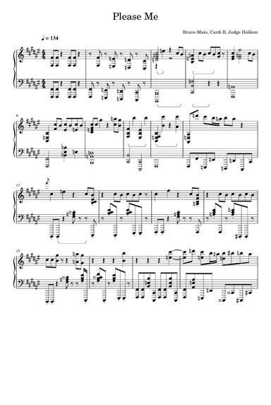 Please Me (arr. Bruno Mars)