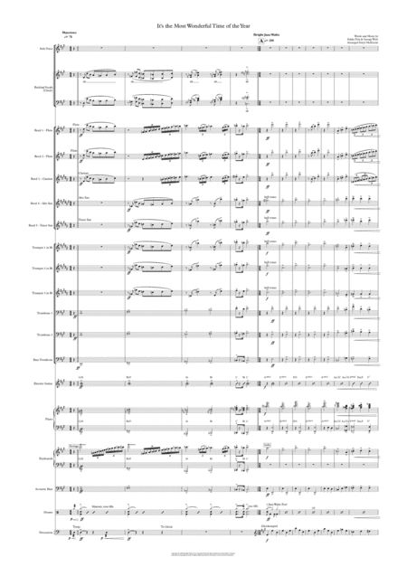 The Most Wonderful Time Of The Year (arr. Daryl McKenzie)