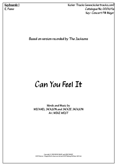Can You Feel It (arr. Michael Storeton-West)
