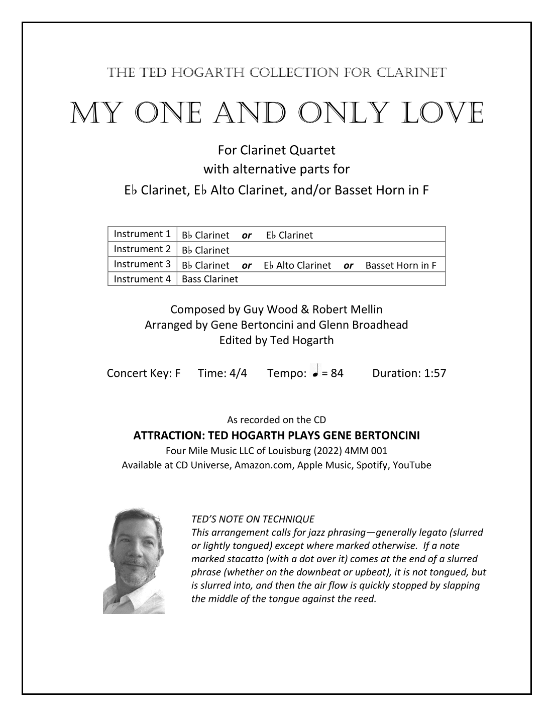 My One And Only Love (arr. Gene Bertoncini and Glenn Broadhead)