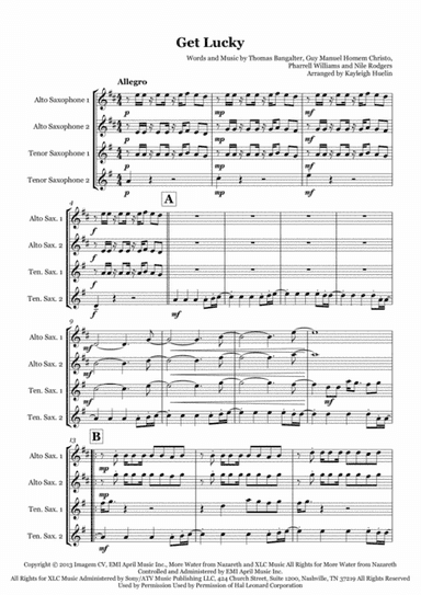 Get Lucky (arr. Kayleigh Huelin)