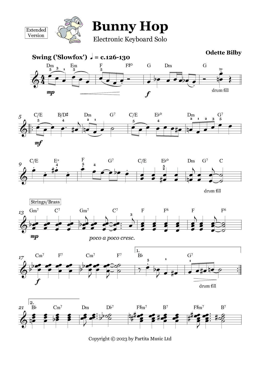 Bunny Hop (Electronic Keyboard Grade 6)