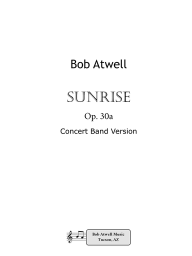 Sunrise - Band Version