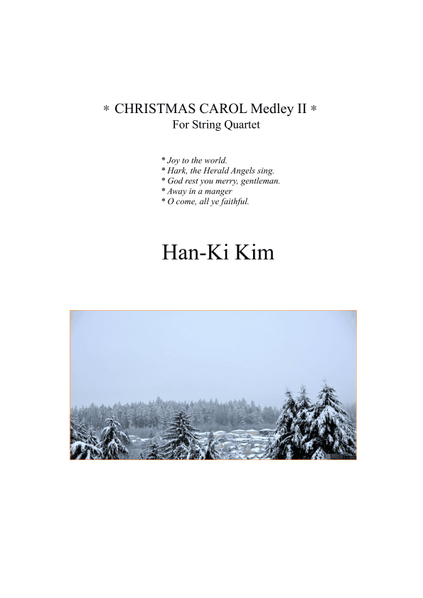 Christmas Carol Medley II (For String Quartet) (arr. Han-Ki Kim)