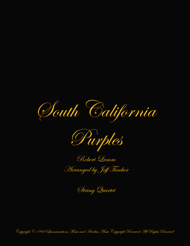 South California Purples (arr. Jeff Tincher)