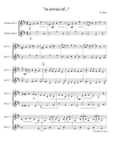"in service of..." duet for two bft clarinets