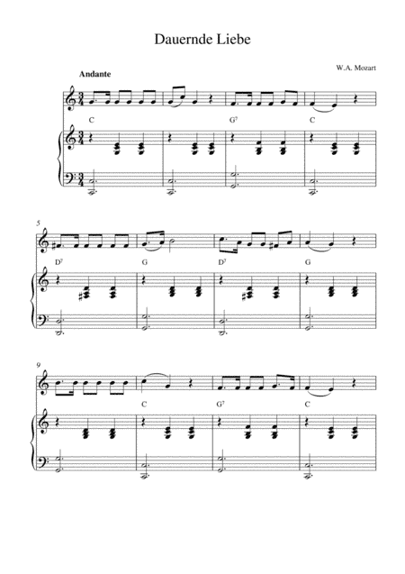 Dauernde Liebe (arr. Kaiserin Rebecca)