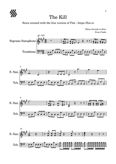 The Kill (arr. Evan Clarke)